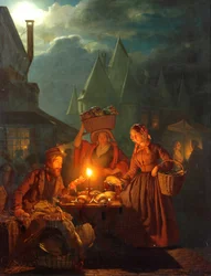 Le marché juif, 1852